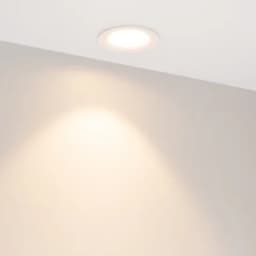 Светильник MS-FOGGY-BUILT-R86-10W Warm3000 (WH, 60 deg, 230V) (Arlight, IP54 Металл, 5 лет)