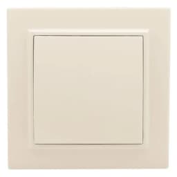 Минск Кнопка нажимная СП, 10А, бежевая EKF