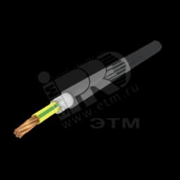 Кабель силовой ППГнг(А)-HF 1х150мк (PE)-1 многопроволочный желто-зеленый (барабан)