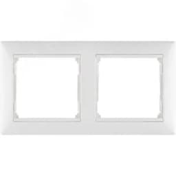 VALENA Рамка 2 поста горизонтальная белая 774452 LEGRAND