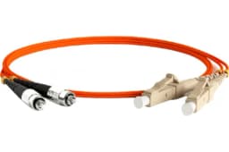 Патч-корд волоконно-оптический (шнур) Hyperline FC-D2-50-FC/PR-LC/PR-H-5M-LSZH-OR