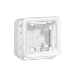 Накладная коробка - антибакт. покрытие - Программа Plexo - 1 пост - модульная - белый Legrand Euro