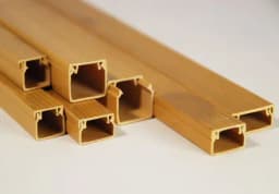 Кабель-канал 40x25, двойной замок, ольха 2 м ПожТехКабель 507-005