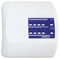 Циркон-8 Контроль 8-и шлейфов охр-пож. сигнализации, место под АКБ 2,2 Ah, 2 ПЦН, эл. ключ