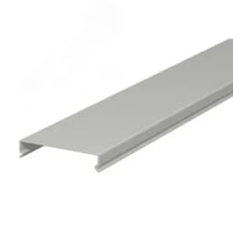 Крышка кабельного канала LKV 75 мм (ПВХ, серый) OBO Bettermann