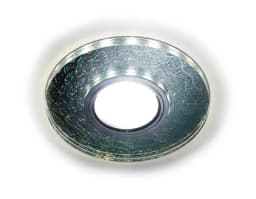 Встраиваемый точечный светильник MR16 со светодиодной подсветкой Ambrella Light S175 PRCH