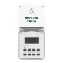 Розетка с таймером (недельная) электронная IP44 16А 3500W FERON