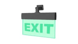 Табло Элтех-сервис М-220-РИП-УЛЬТРА IP42 ЧЕРНЫЙ корпус EXIT (универсальное крепление)