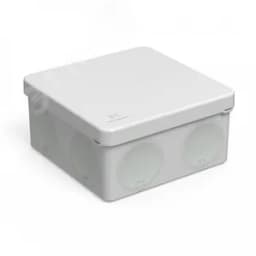 Коробка распределительная 60-0300м для прямого монтажа двухкомпонентная безгалогенная (HF) 100х100х50 (8шт/уп) Промрукав Промрукав