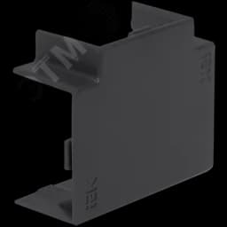 ELECOR Угол Т-образный КМТ 20х10 черный (4шт/компл)