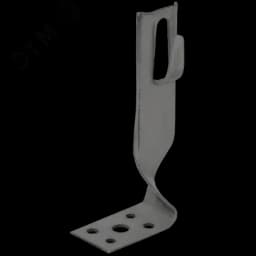 Держатель проводника круглого 6-8мм угловой скрытый h=140мм оцинкованная сталь TD IEK