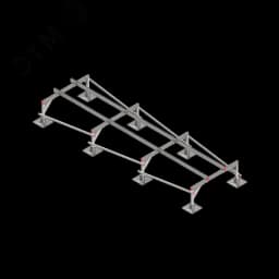 Опорная конструкция для установки оборудования TECHNORAPTOR STEELFOOT 1200х4000 тип 1 КМ-профиль