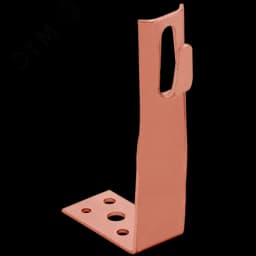 Держатель проводника круглого 6-8мм угловой h=150мм медь IEK