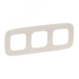 Valena ALLURE Рамка 3 поста слоновая кость универсальная