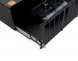 Бокс оптический универсальный 19" выдвижной Hyperline FO-19V-3U-12xSLT-W130H30-96UN-BK