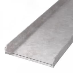 Лоток неперфорированный Стандарт INOX (AISI 409) 500х80х3000 (1,0 мм) (6 м/уп)