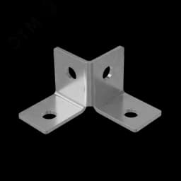 Пластина угловая двойная короткая HD КМ-профиль