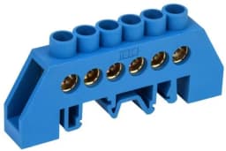 Шина нулевая в комб. DIN-изол. "Стойка" ШНИ-8х12-6-КС-С IEK YNN10-812-6DP-K07