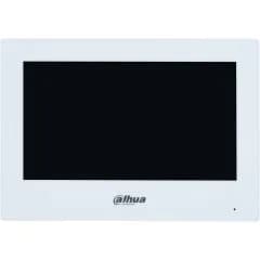 Монитор видеодомофона IP 7 дюймовый, белый 1024x600 разрешение Dahua DHI-VTH2621GW-P