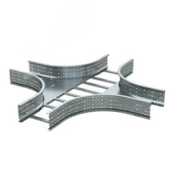 Ответвитель Х-образный лестничный 150х500 цинк-ламельный