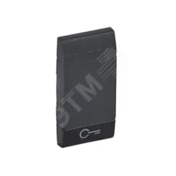 LivingLight Клавиша Ключ 1 модуль антрацит