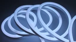 Неоновая лента светодиодная SMD 220В 2835 120 LEDм 6 Втм 220В IP65 Цвет Холодный белый NE21802206W65