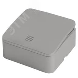 Выключатель 1-клавишный с индикатором 250В 10А серия София серебро STEKKER