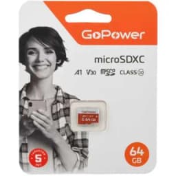 Карта памяти 64GB 00-00025681 GoPower