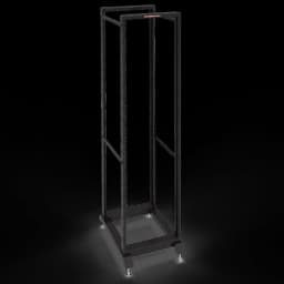 Открытая серверная стойка 45U 533x800x2062mm, двухрамная, цвет черный (RAL 9004) SYSMATRIX GR 6845.900