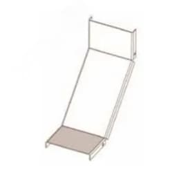 Крышка лотка КЛП 500х100-90 У3 для поворота трассы вверх на 90, окрашенная, S1,5