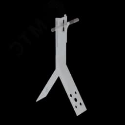 Коньковый держатель зажимной для прутка D 5-8 мм H80 мм