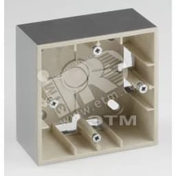 Коробка наружная 2 модуля K45 белый