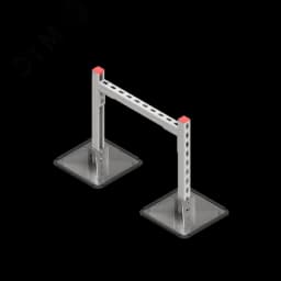 Опорная конструкция для горизонтальных прямоугольных воздуховодов и металлических лотков кабеленесущих систем TECHNORAPTOR STEELFOOT 500х500