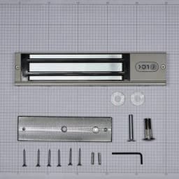 Электромагнитный замок (сила удержания 280кг), цвет серый RAL7032 (галечный серый) RL-EM280-L0G R-Lock