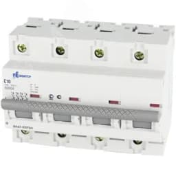 Выключатель автоматический четырехполюсный 63A С ВА47-100Про 10kA