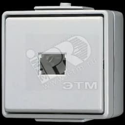 Кнопка 10A 250V накладная 633-2W JUNG