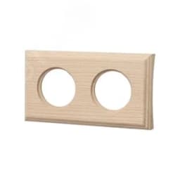 Шедель Рамка 2 постовая для скрытого монтажа (Натурэль на бревно 240мм) BF4C24-620-10 Бирони