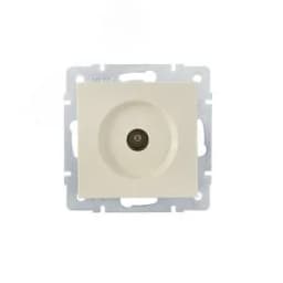 VESNA Розетка ТВ проходная крем