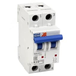 Выключатель автоматический двухполюсный 40А L 10кА AC OptiDin BM63-2L40-10-УХЛ3