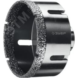 Коронка алмазная высокоскоростная для УШМ (М14) d 80мм по керамограниту и железобетону, Вакуумное Спекание, Профессионал