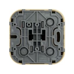 Выключатель 1-кл. ОП Quteo 10А IP20 10AX дерево Leg 782260