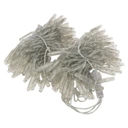 Гирлянда НИТЬ NeonNight flashing 10 м прозрачный ПВХ 100 LED ТЕПЛЫЙ БЕЛЫЙ 24В 305256