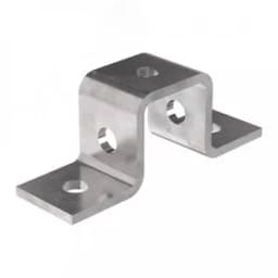 Пластина П-образная 5 отверстий профиль 41х41 Промрукав