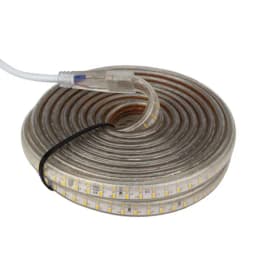 Лента светодиодная 220В SMD5050 60 LEDм Теплый белый 13х8ммс кабелем питания IP67 NEONNIGHT 142106