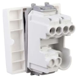 Выключатель модульный 1-кл. 2мод. Avanti «Белое облако» 16А IP20 бел. DKC 4400102