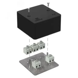 Коробка огнестойкая для о/п 40-0310-FR2.5-10 Е15-Е120 RAL9005 150х110х70 (6 шт/кор)