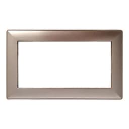 Рамка 2местная без перемычки пластик STEKKER PFR00701202 серия Катрин шампань 50049