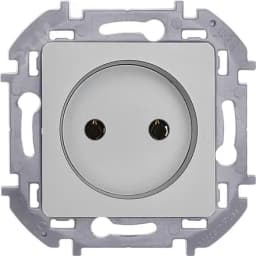 Розетка 2К 16 А 250 В~ INSPIRIA алюминий