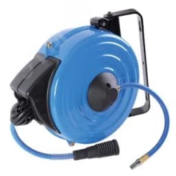 Шланг на автоматической катушке, полиуретановый 8х12 мм, 10 м, резьба 1/4"