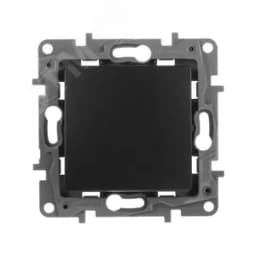 Выключатель одноклавишный, автоматические клеммы 10 AX 250В, антрацит